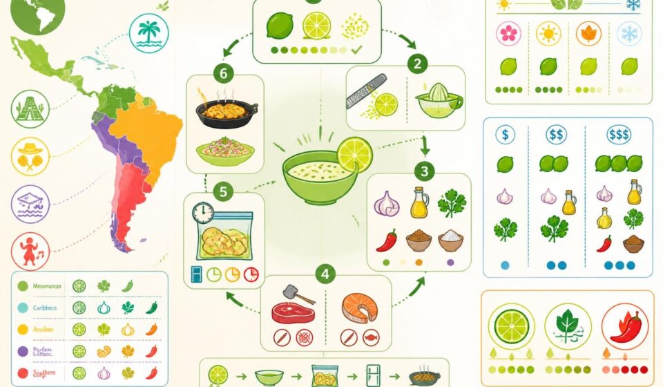 découvrez comment réussir une marinade au citron vert, l'ingrédient clé qui apporte fraîcheur et saveurs authentiques à toutes vos recettes de cuisine latina.