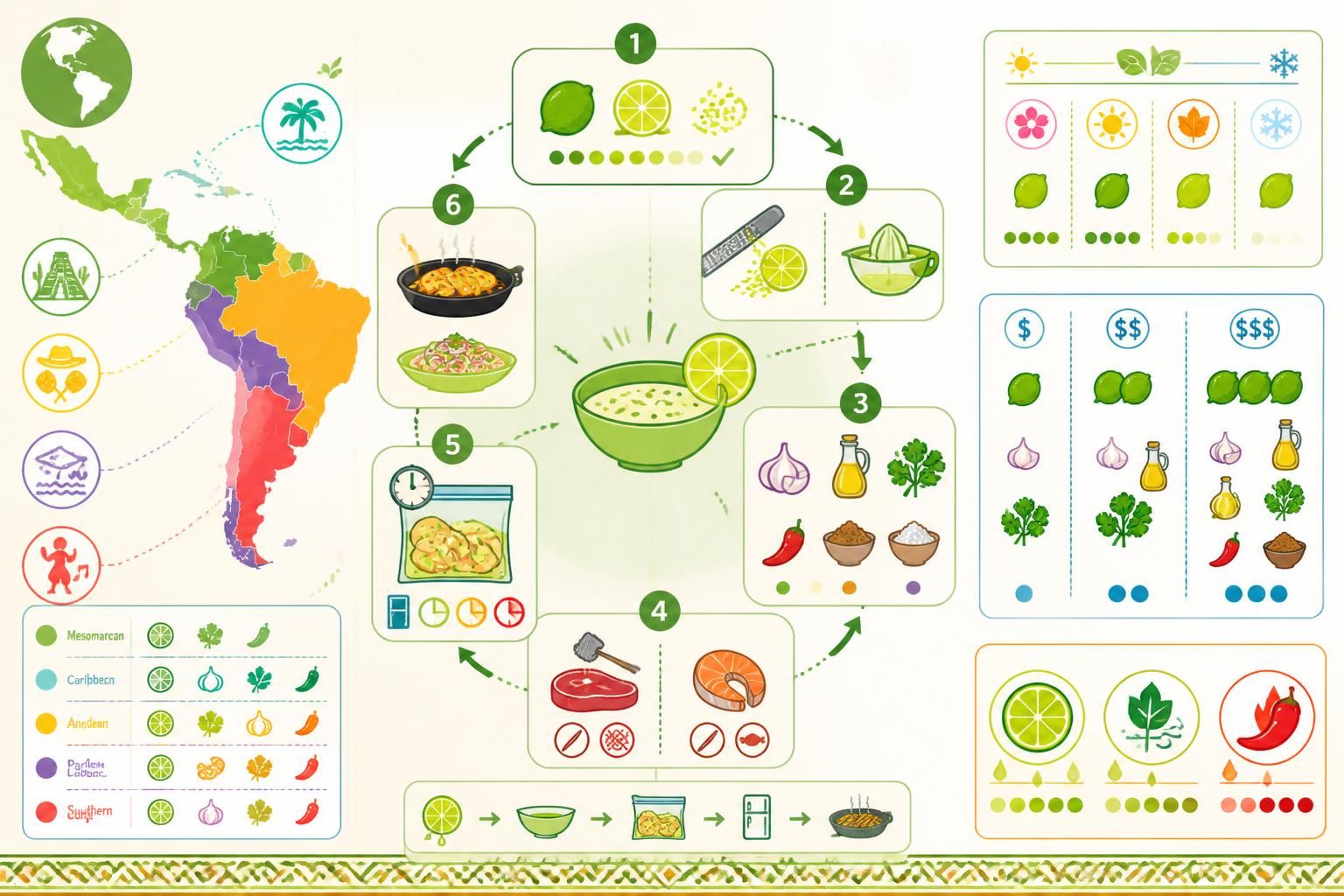 découvrez comment réussir une marinade au citron vert, l'ingrédient clé qui apporte fraîcheur et saveurs authentiques à toutes vos recettes de cuisine latina.
