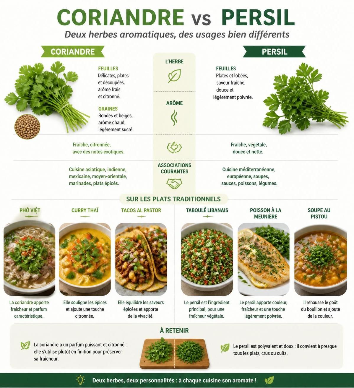 découvrez comment distinguer facilement la coriandre du persil au marché grâce à nos astuces simples et ne jamais vous tromper lors de vos achats.