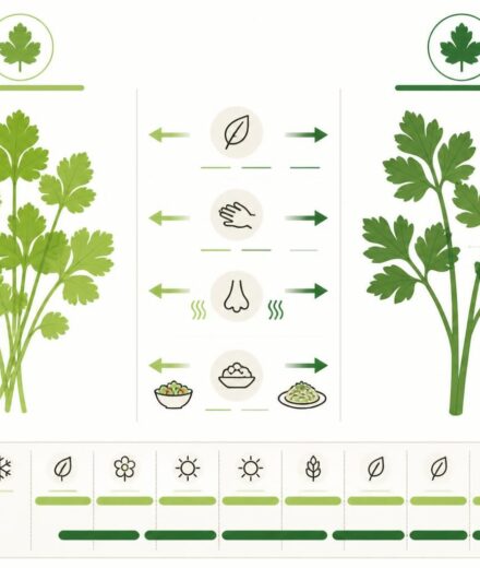 Coriandre ou persil : comment les distinguer au marché et ne jamais se tromper découvrez comment distinguer facilement la coriandre du persil au marché grâce à nos astuces pratiques et ne faites plus jamais d'erreur lors de vos achats.