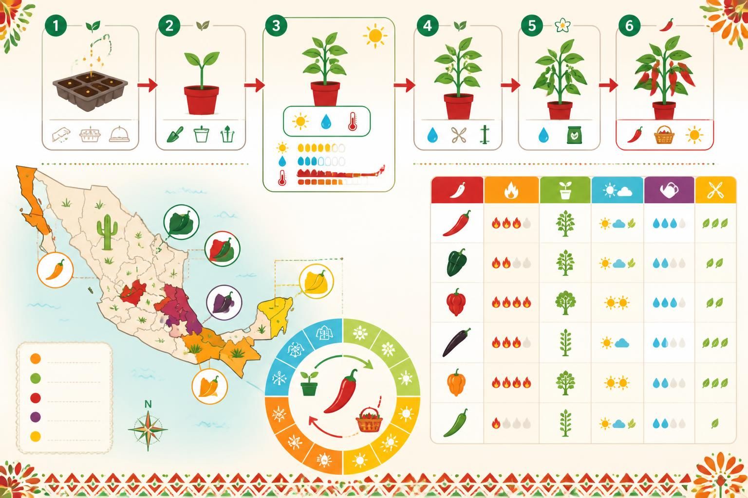 découvrez comment faire pousser vos propres piments à la maison grâce au guide de la cantina, et cuisinez des plats mexicains authentiques avec des épices fraîches et maison.