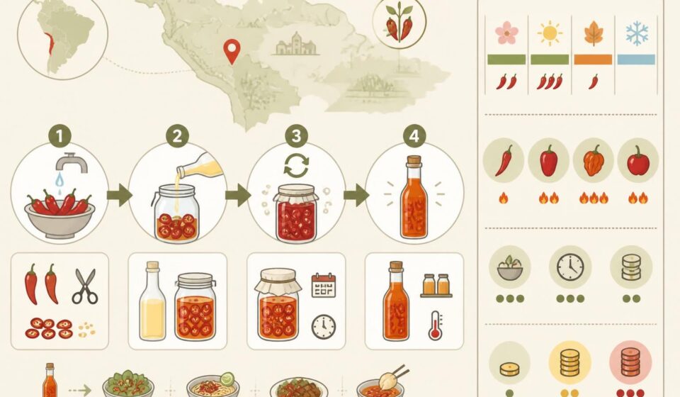 découvrez comment faire facilement votre vinaigre pimenté maison avec cette recette simple qui transformera toutes vos sauces.