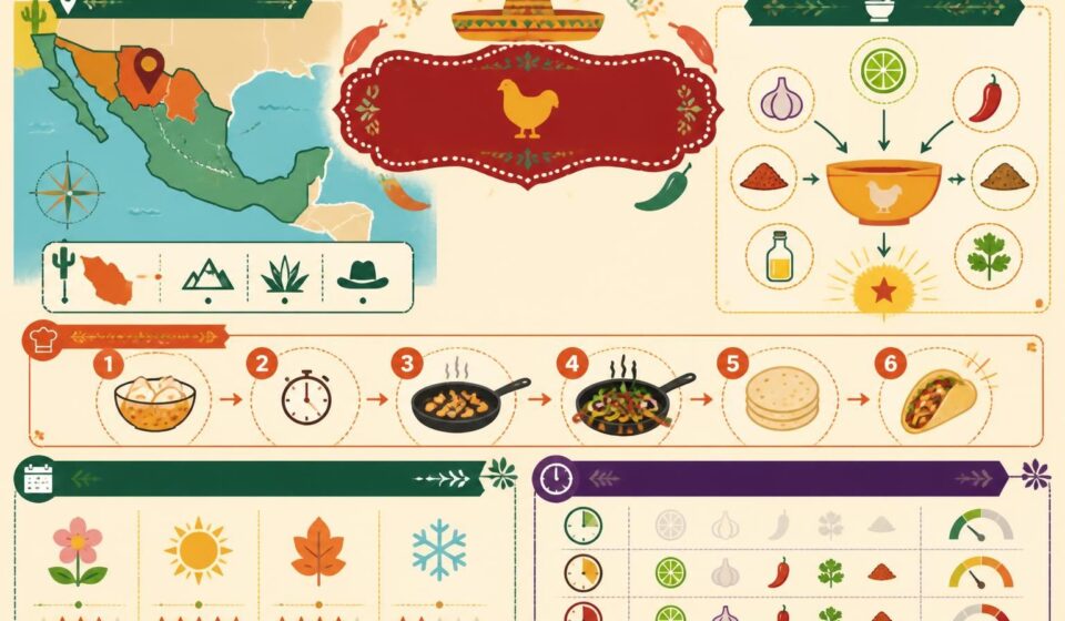 découvrez la recette authentique des fajitas de poulet avec une marinade mexicaine savoureuse qui transformera votre plat en un délice incontournable.