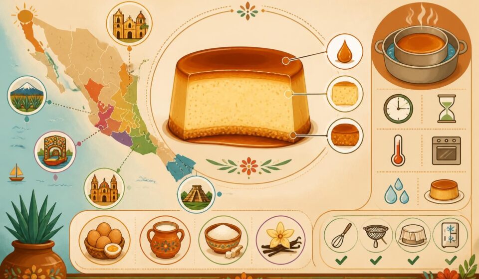 découvrez le flan au caramel à la mexicaine, un dessert traditionnel et savoureux qui incarne l'âme de la cuisine familiale mexicaine. simple, crémeux et irrésistible.