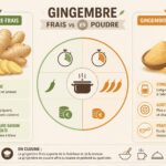 découvrez les différences entre le gingembre frais et le gingembre en poudre, et comment chacun influence le goût et la texture de vos plats pour mieux choisir l'ingrédient adapté à vos recettes.