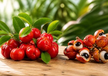 Guarana et acérola : les superfruits brésiliens adoptés par la phytothérapie Découvrez les bienfaits du guarana et de l'acérola, deux superfruits brésiliens puissants, prisés en phytothérapie pour leurs propriétés énergisantes et revitalisantes.