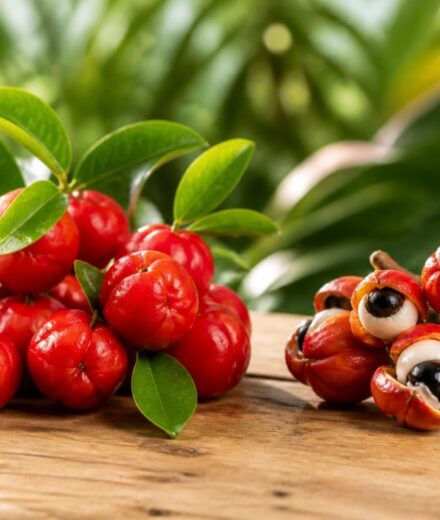 Découvrez les bienfaits du guarana et de l'acérola, deux superfruits brésiliens puissants, prisés en phytothérapie pour leurs propriétés énergisantes et revitalisantes.