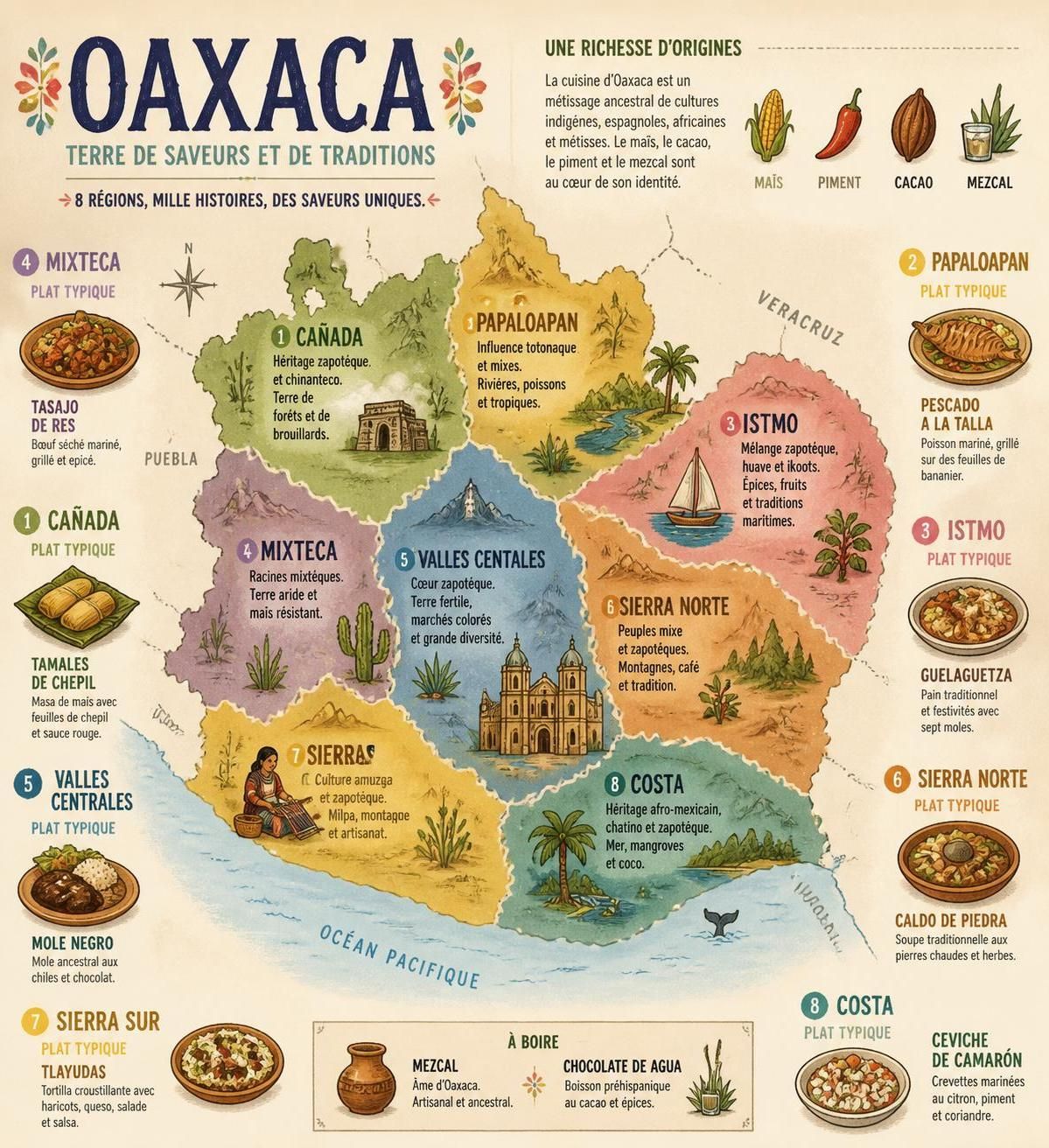 découvrez les spécialités incontournables de la cuisine de oaxaca et apprenez comment ramener ces saveurs authentiques dans votre propre cuisine pour un voyage culinaire unique.