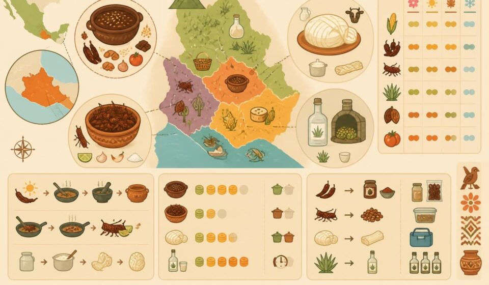 découvrez les saveurs authentiques de la cuisine de oaxaca et apprenez quelles spécialités incontournables vous pouvez ramener pour recréer chez vous ces délices mexicains.