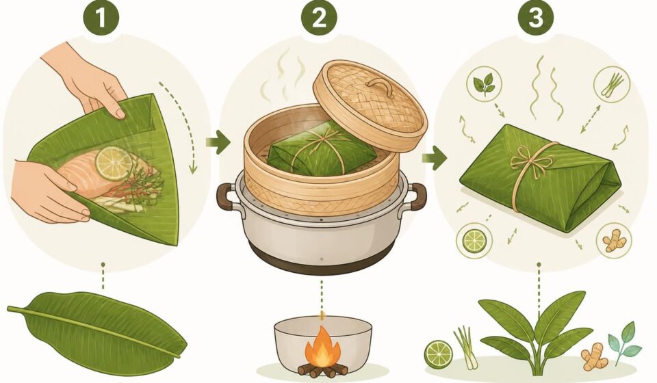 découvrez comment utiliser la feuille de bananier en cuisine pour emballer, cuire à la vapeur et parfumer vos plats dans ce guide pratique complet.