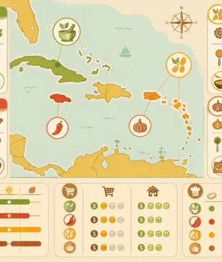 Les mélanges d’épices caribéens : colombo, jerk, sofrito sec — les faire soi-même plutôt qu’acheter découvrez comment préparer facilement vos mélanges d'épices caribéens maison : colombo, jerk, et sofrito sec pour des saveurs authentiques sans achat.