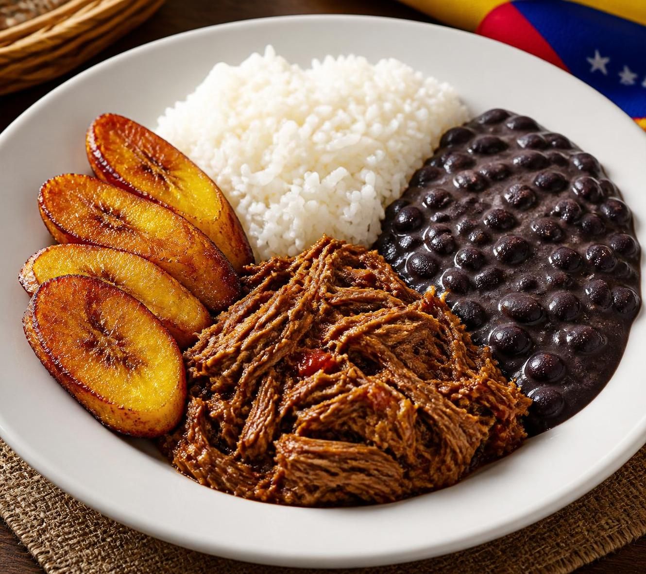 découvrez le pabellón criollo vénézuélien, le plat national coloré composé de riz, caraotas, viande et tajadas, une explosion de saveurs authentiques.
