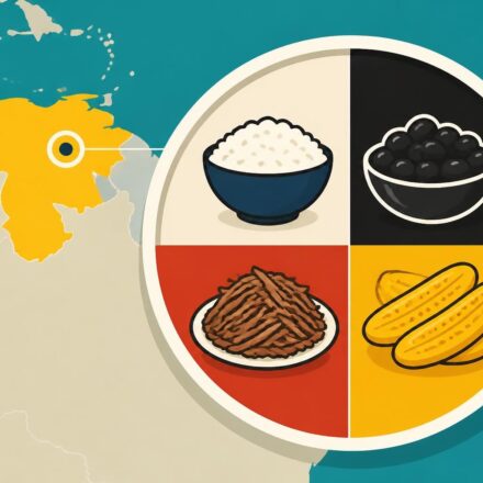 Pabellón criollo vénézuélien : le plat national en quatre couleurs — riz, caraotas, carne, tajadas découvrez le pabellón criollo vénézuélien, le plat national coloré à base de riz, caraotas, viande et tajadas, une explosion de saveurs traditionnelles en quatre couleurs.