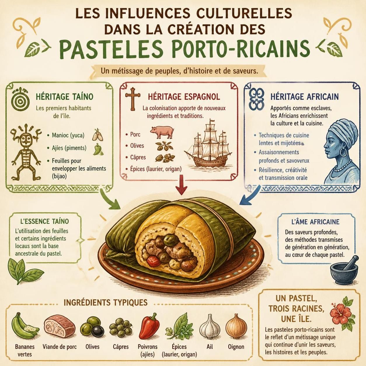 découvrez la recette traditionnelle des pasteles porto-ricains à la viande et aux olives, un incontournable des fêtes de noël pour régaler toute la famille.