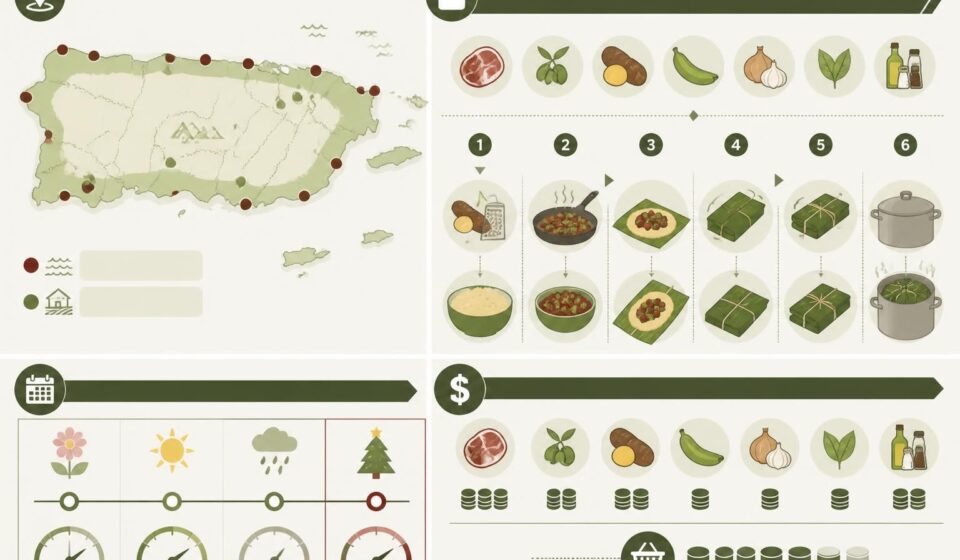 découvrez la recette traditionnelle des pasteles porto-ricains à la viande et aux olives, un plat savoureux incontournable pour célébrer les fêtes de noël en famille.