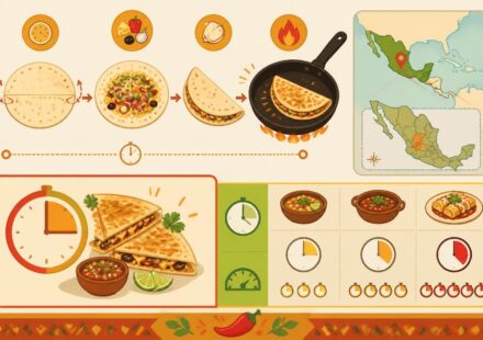 Quesadilla maison : la recette mexicaine croustillante prête en quinze minutes découvrez notre recette rapide de quesadilla maison, une spécialité mexicaine croustillante prête en seulement quinze minutes pour un repas savoureux et facile à préparer.