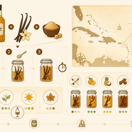 Rhum arrangé vanille maison : préparer soi-même son infusion créole en cinq minutes découvrez comment préparer facilement votre rhum arrangé vanille maison en seulement cinq minutes et savourez une infusion créole authentique et gourmande.