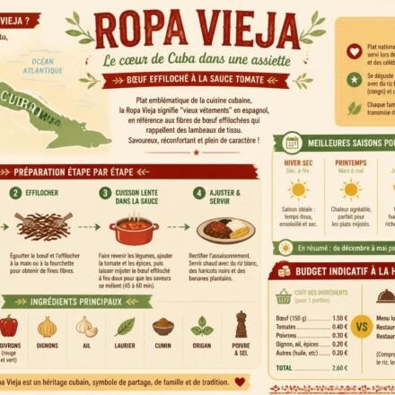 découvrez la ropa vieja cubaine, un délicieux bœuf effiloché mijoté dans une sauce tomate savoureuse, à la façon traditionnelle de la havane. un plat réconfortant et authentique, parfait pour un dimanche gourmand chez gloria.