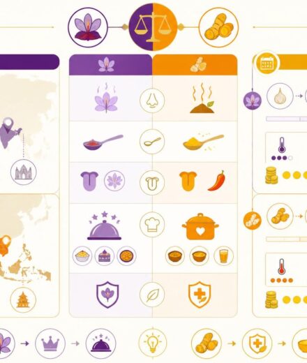 découvrez les différences entre le safran et le curcuma, deux colorants naturels dorés aux goûts et usages bien distincts en cuisine et médecine.