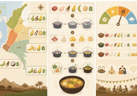 découvrez l'histoire du sancocho colombien, ce grand bouillon traditionnel des jours de fête, et suivez notre recette adaptée pour le préparer facilement chez vous.
