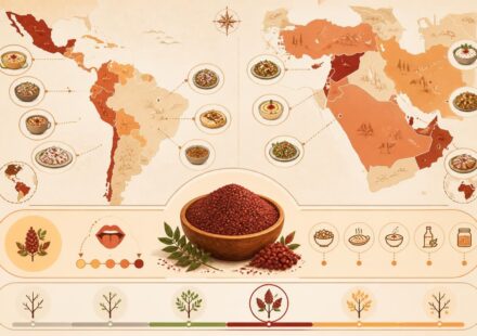Sumac : l’épice acide à glisser dans vos plats latinos et du Moyen-Orient découvrez le sumac, l'épice acidulée incontournable pour relever vos plats latinos et du moyen-orient avec une touche de fraîcheur et d'originalité.