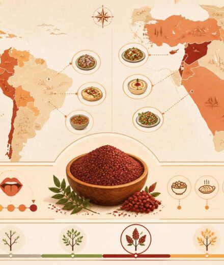 découvrez le sumac, l'épice acidulée incontournable pour relever vos plats latinos et du moyen-orient avec une touche de fraîcheur et d'originalité.
