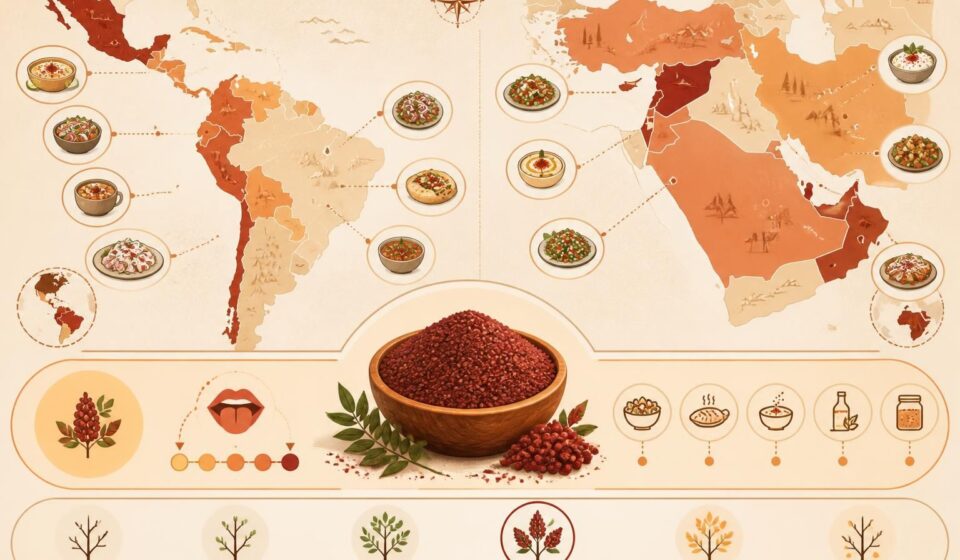 découvrez le sumac, l'épice acidulée incontournable pour relever vos plats latinos et du moyen-orient avec une touche de fraîcheur et d'originalité.