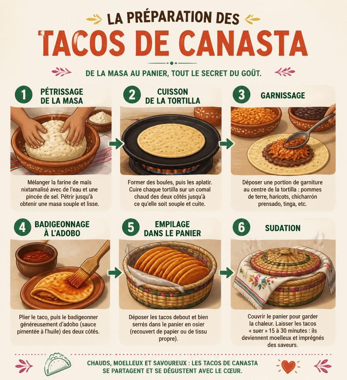 découvrez les tacos de canasta, ces délicieuses spécialités mexicaines mijotées doucement, incontournables des marchés au petit matin pour un goût authentique et réconfortant.