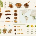 PabellĂłn criollo vĂ©nĂ©zuĂ©lien : le plat national en quatre couleurs â riz, caraotas, carne, tajadas dĂ©couvrez le tamarin, l'Ă©pice-fruit naturellement acidulĂ©e qui rehausse l'agua fresca, le curry et les sauces sans utiliser de vinaigre pour une saveur unique et authentique.