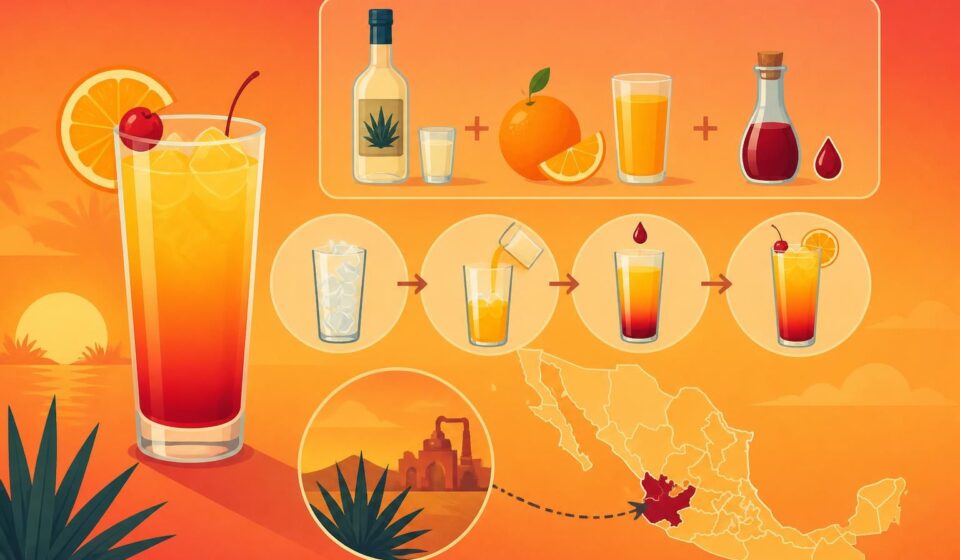 découvrez la recette authentique du tequila sunrise, ce cocktail mexicain aux couleurs éclatantes de coucher de soleil, facile à préparer chez vous pour des moments conviviaux.