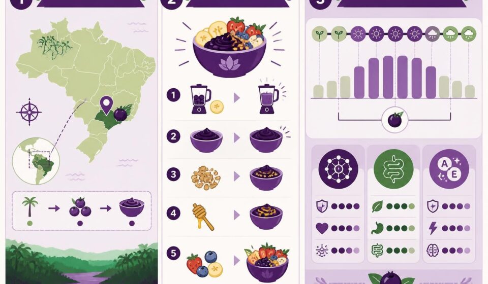 découvrez les bienfaits de l'açaï brésilien, le super-fruit violet de são paulo, et apprenez à préparer un authentique bowl à la maison facilement.