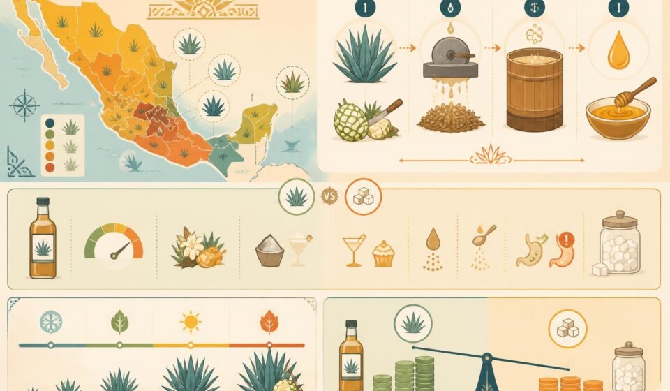 découvrez l'agave, le doux nectar mexicain idéal pour remplacer le sucre dans vos cocktails latins et desserts de cantina, pour une touche authentique et naturelle.