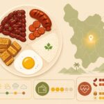 découvrez la bandeja paisa de medellín, un plat traditionnel colombien composé de haricots, chorizo, riz, chicharrón et œuf sur le plat, réunis dans une assiette savoureuse et généreuse.