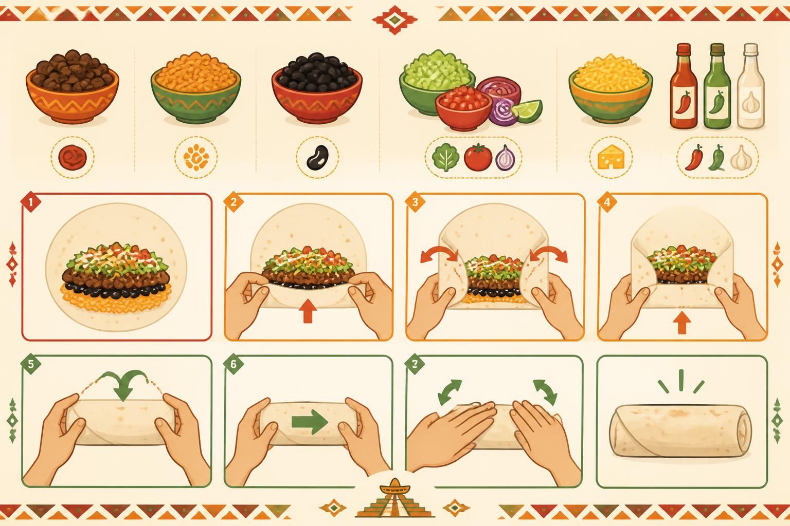 apprenez à préparer des burritos maison authentiques : astuces pour bien farcir et rouler vos tortillas comme dans une taqueria mexicaine traditionnelle.