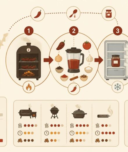 Chipotle en sauce adobo maison : comment fumer des jalapeños et les conserver dans son frigo toute l’année découvrez comment préparer une sauce chipotle maison en fumant des jalapeños et apprenez à les conserver durablement au réfrigérateur pour en profiter toute l'année.