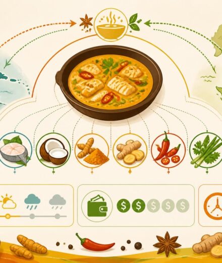 Curry de poisson au lait de coco : la version créole entre les Caraïbes et l’Asie, prêt en trente minutes découvrez notre curry de poisson au lait de coco, une recette créole savoureuse alliant les saveurs des caraïbes et de l'asie, prête en seulement trente minutes.