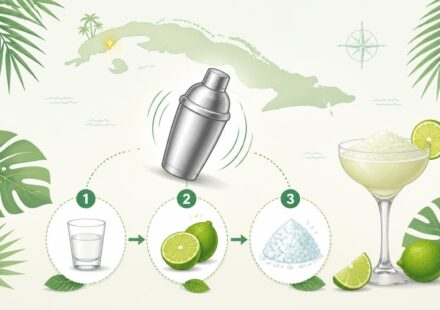 Daiquiri à la cubaine : rhum blanc, citron vert et glace pilée — la recette en trois coups de shaker découvrez la recette authentique du daiquiri à la cubaine, un cocktail frais et rafraîchissant à base de rhum blanc, citron vert et glace pilée, prêt en seulement trois coups de shaker.