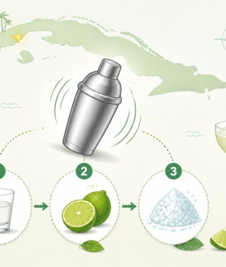 Daiquiri à la cubaine : rhum blanc, citron vert et glace pilée — la recette en trois coups de shaker découvrez la recette authentique du daiquiri à la cubaine, un cocktail frais et rafraîchissant à base de rhum blanc, citron vert et glace pilée, prêt en seulement trois coups de shaker.