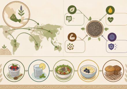 Graine de chia : venue des marchés aztèques, adoptée par le monde — bienfaits et cinq façons de la cuisiner découvrez l'origine aztèque des graines de chia, leurs nombreux bienfaits pour la santé et cinq délicieuses façons de les intégrer dans votre cuisine quotidienne.