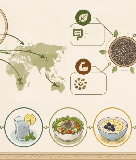Graine de chia : venue des marchés aztèques, adoptée par le monde — bienfaits et cinq façons de la cuisiner découvrez l'origine aztèque des graines de chia, leurs nombreux bienfaits pour la santé et cinq délicieuses façons de les intégrer dans votre cuisine quotidienne.