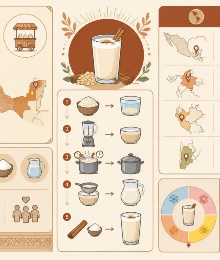 découvrez la recette facile de l'horchata mexicaine, ce lait de riz à la cannelle traditionnel des vendeurs de rue, à préparer en une nuit au réfrigérateur pour un goût authentique et rafraîchissant.