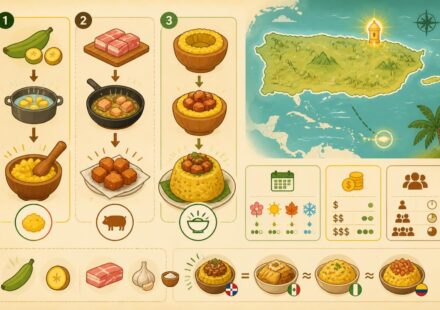 Mofongo porto-ricain : purée de plantain farcie au porc frit — la recette de San Juan à reproduire chez soi découvrez la recette authentique du mofongo porto-ricain, une purée de plantain délicieusement farcie au porc frit, inspirée de san juan, facile à préparer chez vous pour un repas savoureux.