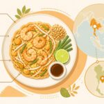 découvrez notre recette authentique de pad thaï maison : nouilles de riz sautées garnies de cacahuètes, citron frais et sauce poisson, pour un goût comme à bangkok.