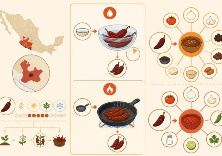 découvrez comment hydrater et torréfier le piment guajillo pour sublimer vos moles et salsas mexicains avec des saveurs authentiques et équilibrées.