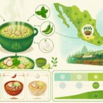 découvrez le pozole verde mexicain, un bouillon traditionnel à la salsa verde, savoureux et réconfortant, servi chaque matin dans les marchés animés de mexico.