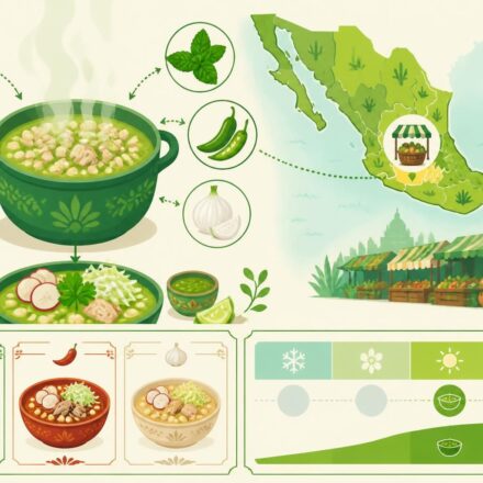 Pozole verde mexicain : le bouillon à la salsa verde que les marchés de Mexico servent le matin découvrez le pozole verde mexicain, un bouillon traditionnel à la salsa verde, savoureux et réconfortant, servi chaque matin dans les marchés animés de mexico.