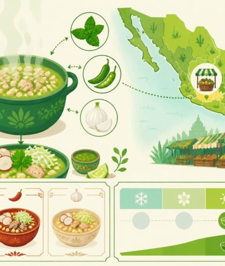 Pozole verde mexicain : le bouillon à la salsa verde que les marchés de Mexico servent le matin découvrez le pozole verde mexicain, un bouillon traditionnel à la salsa verde, savoureux et réconfortant, servi chaque matin dans les marchés animés de mexico.