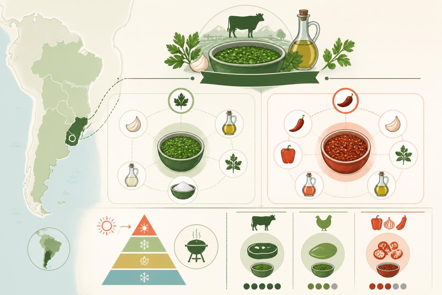 découvrez la recette authentique de la sauce chimichurri verte et rouge, un incontournable argentin parfait pour sublimer toutes vos grillades estivales.