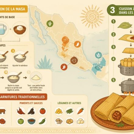 Tamales maison : masa, farce et cuisson vapeur en feuilles de maïs — le grand rituel mexicain découvrez la recette authentique des tamales maison : préparation de la masa, choix de la farce savoureuse et cuisson vapeur traditionnelle en feuilles de maïs, un grand rituel mexicain à partager.