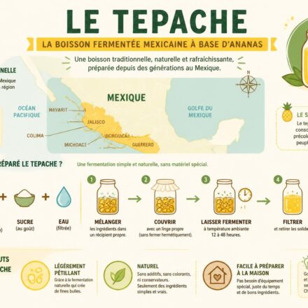 Tepache : la boisson fermentée à l’ananas mexicaine, légèrement pétillante, sans matériel spécial découvrez le tepache, la boisson fermentée mexicaine à l'ananas, légèrement pétillante et rafraîchissante, à préparer facilement chez vous sans équipement spécial.